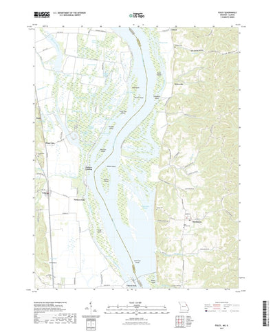 United States Geological Survey Foley, MO (2021, 24000-Scale) digital map