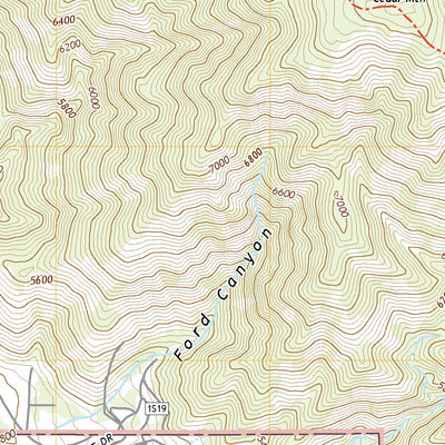 United States Geological Survey Forest Falls, CA (2021, 24000-Scale) digital map