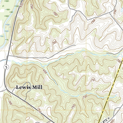 United States Geological Survey Forest Green, MO (2021, 24000-Scale) digital map