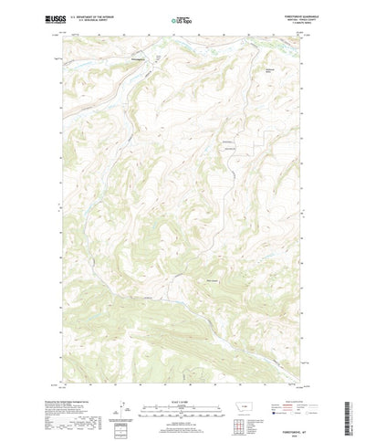 United States Geological Survey Forestgrove, MT (2020, 24000-Scale) digital map