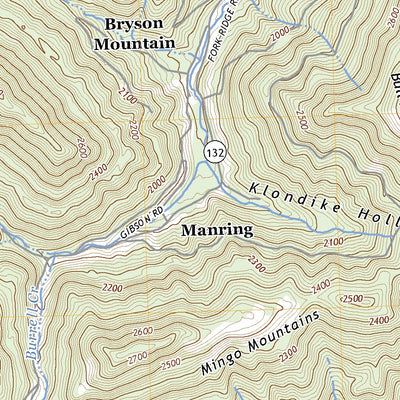 United States Geological Survey Fork Ridge, TN (2022, 24000-Scale) digital map