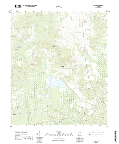 United States Geological Survey Forkland, AL (2020, 24000-Scale) digital map