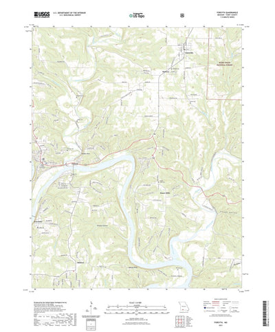 United States Geological Survey Forsyth, MO (2021, 24000-Scale) digital map