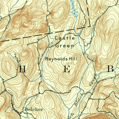 United States Geological Survey Fort Ann, NY-VT (1893, 62500-Scale) digital map