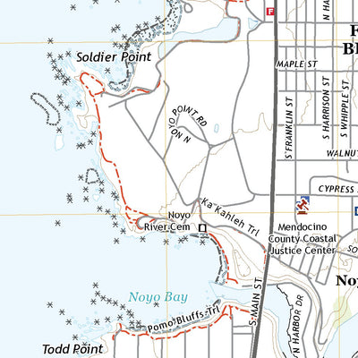 United States Geological Survey Fort Bragg, CA (2021, 24000-Scale) digital map