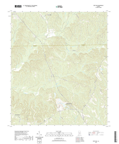 United States Geological Survey Fort Dale, AL (2020, 24000-Scale) digital map