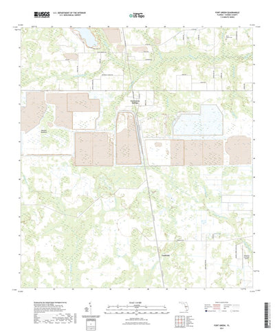 United States Geological Survey Fort Green, FL (2021, 24000-Scale) digital map