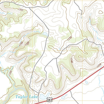 United States Geological Survey Fort Griffin, TX (2022, 24000-Scale) digital map
