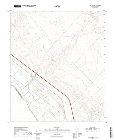 United States Geological Survey Fort Hancock, TX (2022, 24000-Scale) digital map