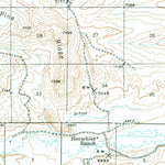 United States Geological Survey Fort Hill, WY (1945, 62500-Scale) digital map