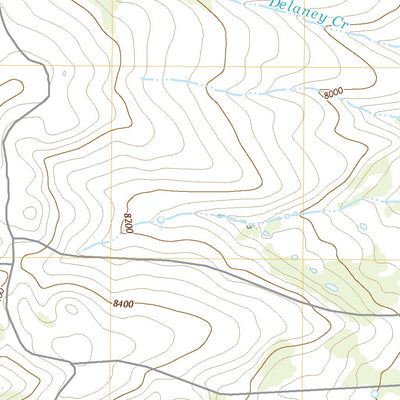 United States Geological Survey Fort Hill, WY (2021, 24000-Scale) digital map