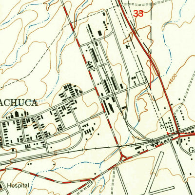 United States Geological Survey Fort Huachuca, AZ (1948, 24000-Scale) digital map