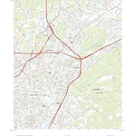 United States Geological Survey Fort Jackson North, SC (2020, 24000-Scale) digital map