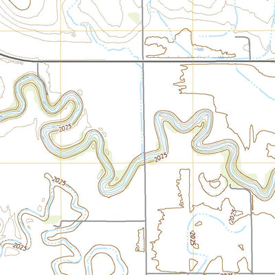 United States Geological Survey Fort Larned, KS (2022, 24000-Scale) digital map