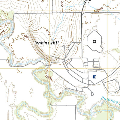 United States Geological Survey Fort Larned, KS (2022, 24000-Scale) digital map