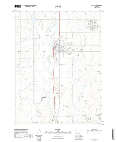 United States Geological Survey Fort Lupton, CO (2022, 24000-Scale) digital map