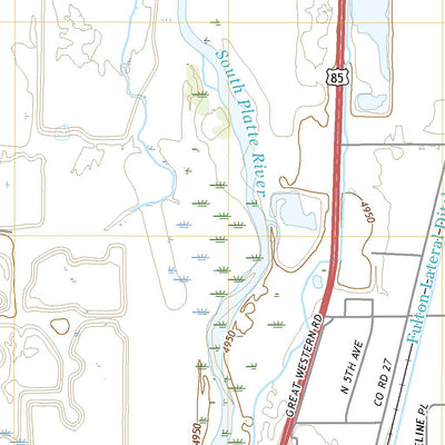 United States Geological Survey Fort Lupton, CO (2022, 24000-Scale) digital map