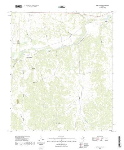 United States Geological Survey Fort McKavett, TX (2022, 24000-Scale) digital map