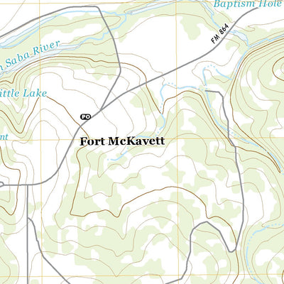 United States Geological Survey Fort McKavett, TX (2022, 24000-Scale) digital map