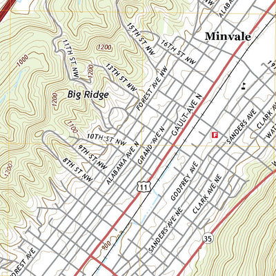 United States Geological Survey Fort Payne, AL (2020, 24000-Scale) digital map
