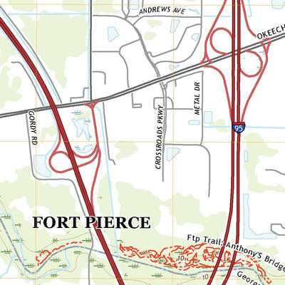 United States Geological Survey Fort Pierce NW, FL (2021, 24000-Scale) digital map
