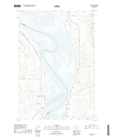 United States Geological Survey Fort Rice, ND (2020, 24000-Scale) digital map