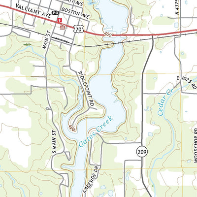 United States Geological Survey Fort Towson, OK (2022, 24000-Scale) digital map
