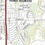 United States Geological Survey Fort Worth, TX (2022, 24000-Scale) digital map