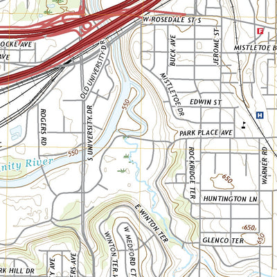 United States Geological Survey Fort Worth, TX (2022, 24000-Scale) digital map