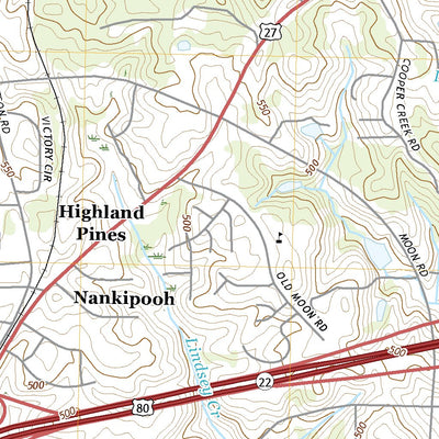 United States Geological Survey Fortson, GA (2020, 24000-Scale) digital map