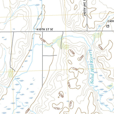 United States Geological Survey Fosston West, MN (2022, 24000-Scale) digital map