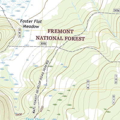 United States Geological Survey Foster Butte, OR (2020, 24000-Scale) digital map