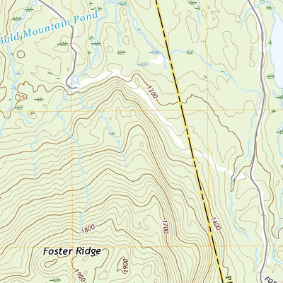 United States Geological Survey Foster Ridge, ME (2021, 24000-Scale) digital map
