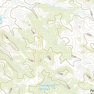 United States Geological Survey Foundation Spring, MT (2020, 24000-Scale) digital map
