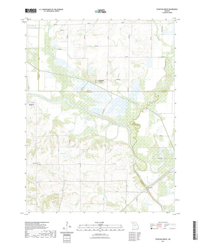 United States Geological Survey Fountain Grove, MO (2021, 24000-Scale) digital map