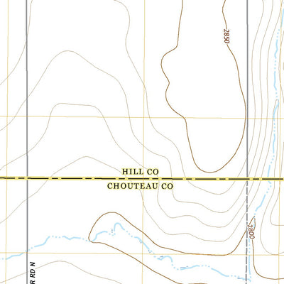 United States Geological Survey Fourteenmile Coulee SE, MT (2020, 24000-Scale) digital map