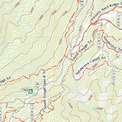 United States Geological Survey Fouts Springs, CA (2021, 24000-Scale) digital map
