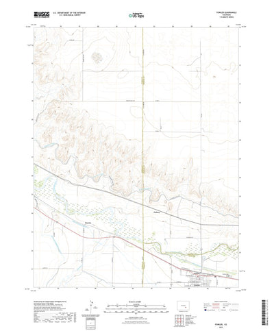 United States Geological Survey Fowler, CO (2022, 24000-Scale) digital map