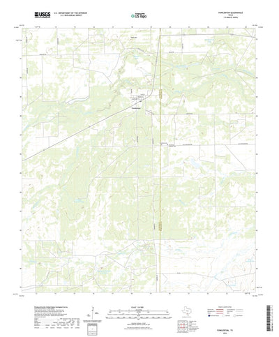 United States Geological Survey Fowlerton, TX (2022, 24000-Scale) digital map
