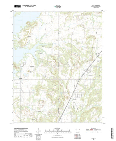 United States Geological Survey Foyil, OK (2022, 24000-Scale) digital map