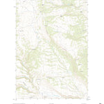 United States Geological Survey Fraker Mountain, WY (2021, 24000-Scale) digital map