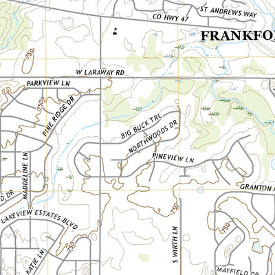 United States Geological Survey Frankfort, IL (2021, 24000-Scale) digital map