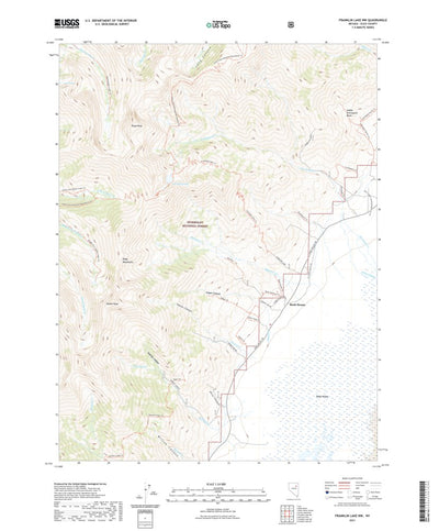 United States Geological Survey Franklin Lake NW, NV (2021, 24000-Scale) digital map