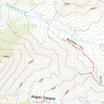 United States Geological Survey Franklin Lake NW, NV (2021, 24000-Scale) digital map