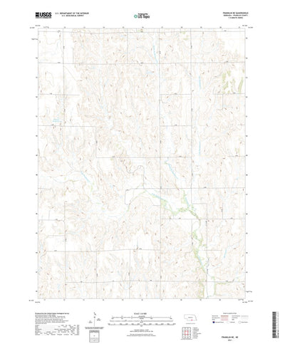 United States Geological Survey Franklin NE, NE (2021, 24000-Scale) digital map