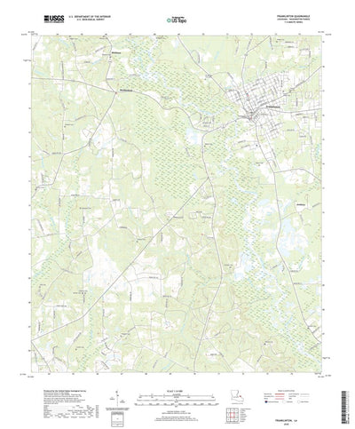 United States Geological Survey Franklinton, LA (2020, 24000-Scale) digital map