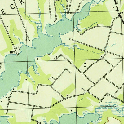 United States Geological Survey Franktown, VA (1943, 31680-Scale) digital map