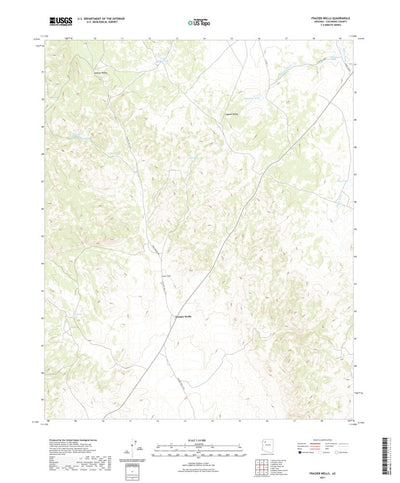 United States Geological Survey Frazier Wells, AZ (2021, 24000-Scale) digital map