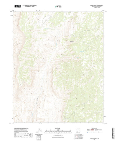 United States Geological Survey Frazier Wells SW, AZ (2021, 24000-Scale) digital map