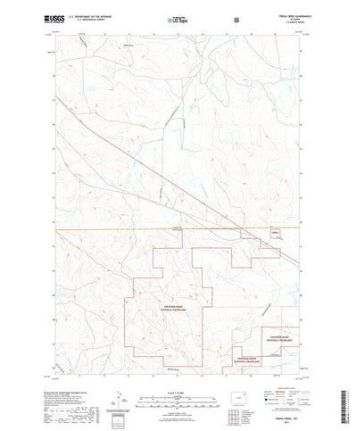 United States Geological Survey Freda Creek, WY (2021, 24000-Scale) digital map
